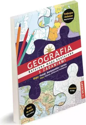 Produktbild von Geografia. Kolorowe mapy konturowe z zadaniami