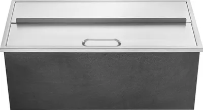 Produktbild von SucceBuy Einbau-Eiskiste - 36"L x 18"W x 14"H Edelstahl. Ein 40,9 qtkommerzieller Kühlschrank mit Schiebeabdeckung. Ideal für die Außenküche. Kommt mit Ablaufrohr und Ablaufstopfen