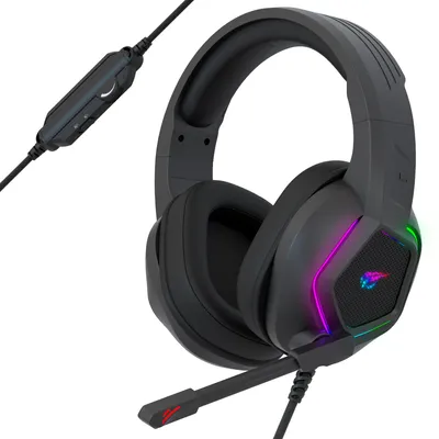 Image de Strex Casque gaming avec micro et éclairage RGB - Son surround 7.1 - PC / PS4 / PS5 / XBOX / Switch
