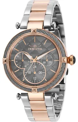 Obrázek produktu pro Invicta Bolt 28963 Dámské Hodinky - Quartz Hnutí - Nerezová Ocel se Šedým Ciferníkem - 36 mm