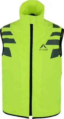Produktbild von ATTONO Fahrradweste Fahrrad Jogging Motorrad reflektierende Weste Neon Warnweste ATTONO