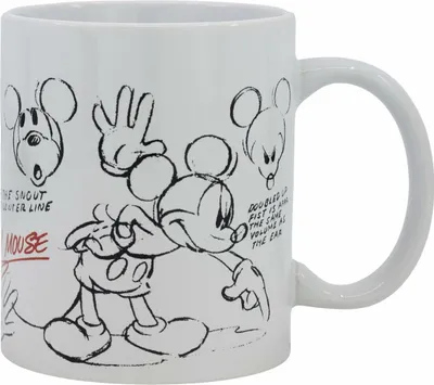 Produktbild von Stor Mickey Mouse Tasse 325ml Durchsichtig Durchsichtig One Size