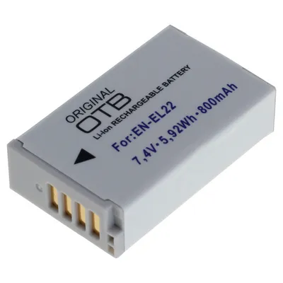 Produktbild von OTB - Ersatzakku kompatibel zu Nikon EN-EL22 - 7,4 Volt 800mAh Li-Ion