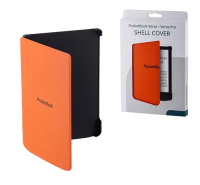 Obrázek produktu pro PocketBook Shell, Folio, Oranžová, Pocketbook, 15,2 cm (6"), Mikrovlákno, Polyuretan (PU), Plast, Bavlna, Verse Mist Grey, Verse Bright Blue, Verse Pro Azure, Verse Pro Passion Red