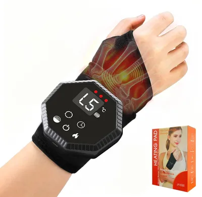 Imagen del producto de Masajeador de manos con función de calentamiento, 5 niveles de vibración, 3 niveles de calor, unidad individual, para uso doméstico