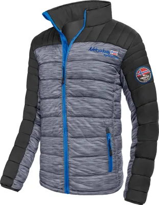 Immagine prodotto di Nebulus giacca invernale screziata EMOTION uomo, calda giacca outdoor, pratica e versatile giacca invernale e di transizione, P5890 - uomo, nero-cobalto, M