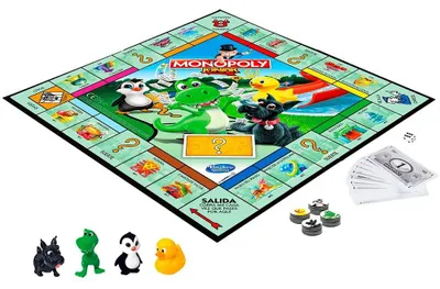 Image de Monopoly - Junior (version espagnole) (Hasbro A6984793) HASBRO