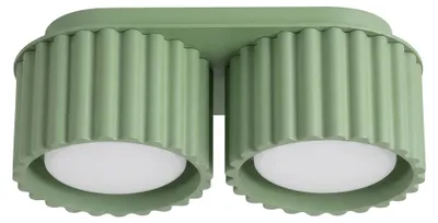 Immagine prodotto di Plafoniera AURA 2 color salvia Gx53 2xGx53 10W in alluminio 8x10x21 cm Sollux Lighting