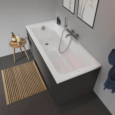 Produktbild von Duravit Einbauwanne D-CODE Rechteck, weiss 160 x 70 x 42 cm