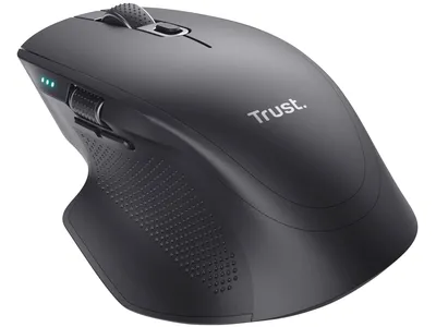 Zdjęcie produktu dla Trust Ozaa+, Po prawej stronie, Optyczny, RF Wireless + Bluetooth, 3200 DPI, Czarny
