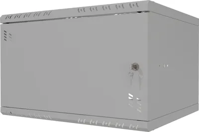 Obrázok produktu pre Serverová Skriňa RACK 19" 6U 450mm s kovovými výklopnými dverami Grey Stalflex
