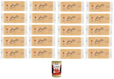 Produktbild von Garofalo Ziti Alla Napoletana N°4-15 Nudeln aus Hartweizengrieß Gragnano IGP 20x500gr+ Italian Gourmet polpa 400g