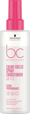 Zdjęcie produktu dla Schwarzkopf Professional BC Bonacure Color Freeze Spray Conditioner pH 4.5 Clean Performance odżywka bez spłukiwania do włosów farbowanych i rozjaśnianych 200 ml