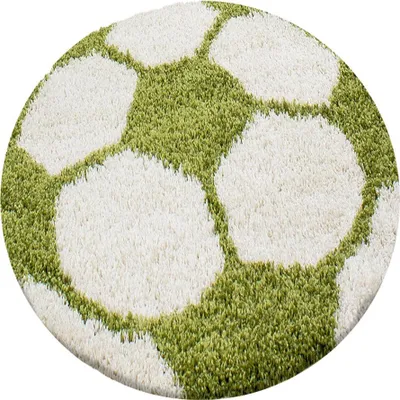 Produktbild von Kinder Teppich FUN Grün 100 cm Rund