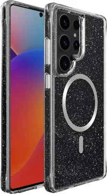 Immagine prodotto di imoshion Cover posteriore trasparente glitterata con MagSafe Samsung Galaxy S25 Ultra - Argento
