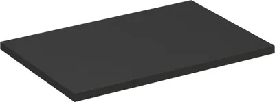 Produktbild von Badezimmer-Waschtischplatte 80 Cm – Mattschwarz