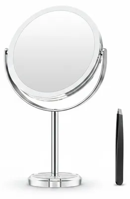 Immagine prodotto di InAndOutdoorMatch - Specchio da trucco - Doppio lato - Rotazione a 360°