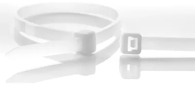 Image de 100 Kabelbinder 200x3,6mm Natur (weiss) PA6.6