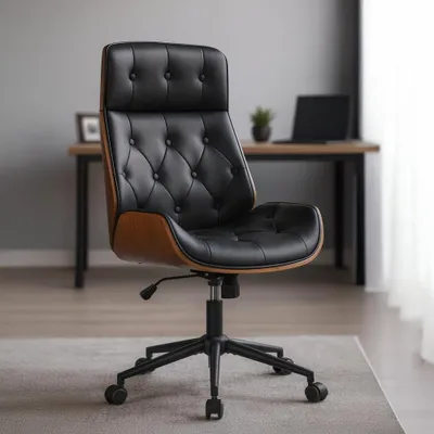 Obrázek produktu pro Ergonomická kancelářská židle - Manažerská židle - Pohodlná práce - Nastavitelná, klasický design