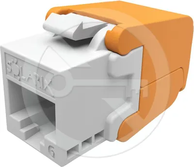 Obrázek produktu pro SXKJ-6-UTP-WH-SA - Solarix keystone CAT6 samořezný