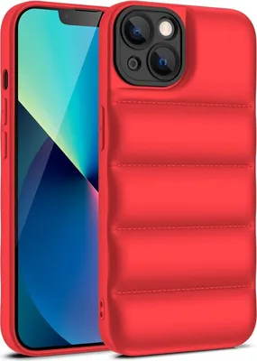 Produktbild von König Design Hülle kompatibel mit Apple iPhone 15 Plus Kunststoff Soft Handyhülle - Handy Case Rot