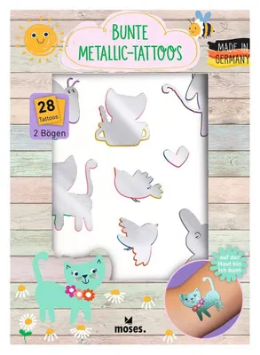 Immagine prodotto di Tatuaggi metallici colorati - animali