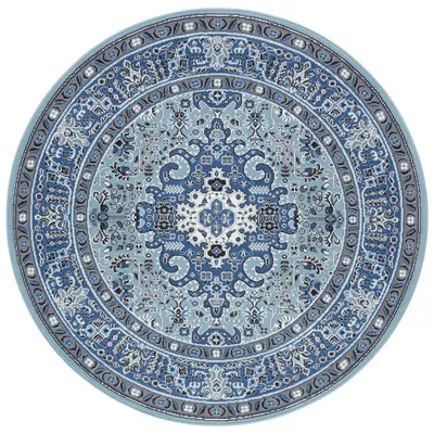 Obrázek produktu pro 160x160 (průměr) kruh Kruhový koberec Mirkan 104438 Skyblue