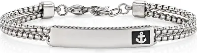 Immagine prodotto di Bracciali con placca Amen Silver Collection Acciaio - uomo