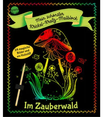 Obrázok produktu pre Mein schönster Krickel-Kratz-Malblock. Im Zauberwald