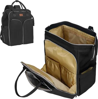 Produktbild von Wickelrucksack mit Wickelunterlage, große Kapazität, für Eltern