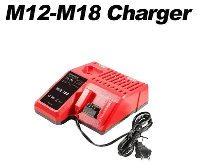 Obrázok produktu pre 18V nabíjačka – Rýchlonabíjačka M18 Li-Ion – Kompatibilná s akumulátormi 48-11-1860, 48-11-1850, 48-11-1840 pre náradie