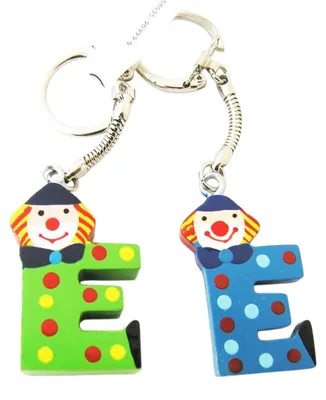 Immagine prodotto di Portachiavi lettera clown E