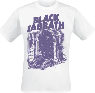 Produktbild von Black Sabbath T-Shirt Herren Into The Void weiß Band-Merch, Bands 100% Baumwolle S