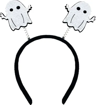 Produktbild von Oblique Unique Haarreifen Geist Haarreif Gespenst für Fasching Karneval Motto Party Halloween Geister Gespenster Kostüm