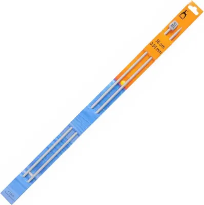 Obrázek produktu pro Pony Knitting Needles Klasická rovná jehlice 35 cm 3,5 mm