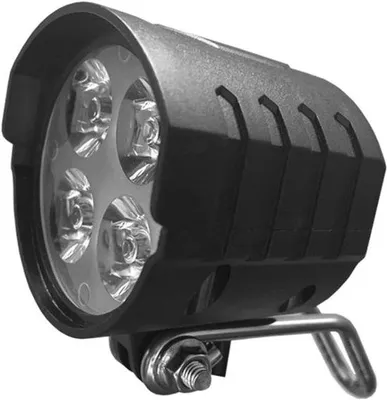Image de Phare avant LED pour vélo électrique, scooter électrique et trottinette, 36V-60V, étanche, avec klaxon