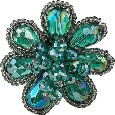 Produktbild von Ring Strassblüte in Blumenform von collezione alessandro