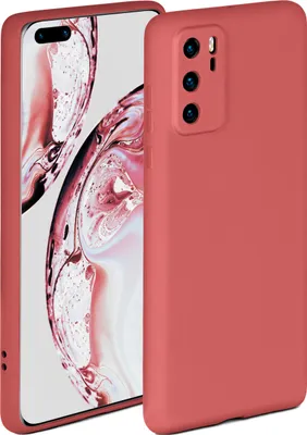 Produktbild von Soft-Case für Huawei P40, Farbe:Sonnenuntergangsrot