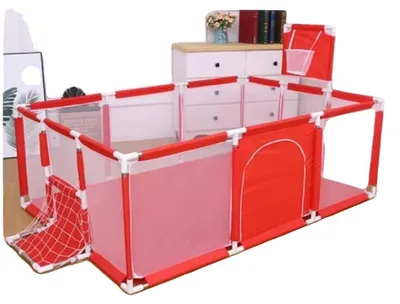 Produktbild von Spielgarten, faltbares Design, geeignet für Kinder, 180x65cm, WLBIGRED