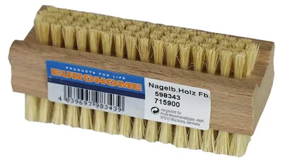 Produktbild von Nagelbürste aus Holz EUROHOME® – 9,5x3,5x4,5cm – für einen wohltuende Pflege Ihrer Hände