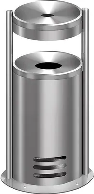 Immagine prodotto di kerkmann Sicherheits-Standascher tec-art, rund, silber