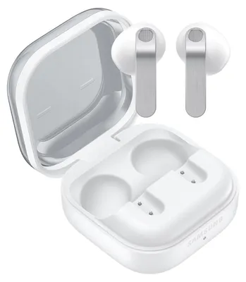 Produktbild von Samsung Galaxy Buds4 weiß In-Ear-Kopfhörer 6h Musik AI Noise Cancelling