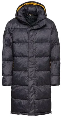 Produktbild von camel active Herren Warmer Steppmantel mit abnehmbarer Kapuze Dunkelgrau, menswe
