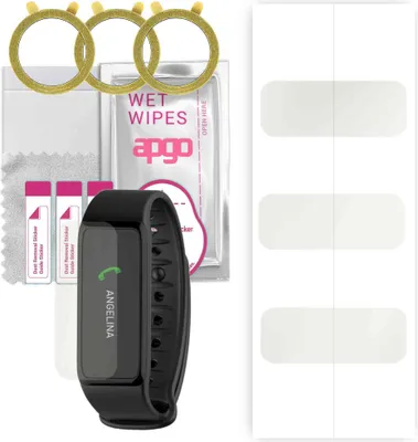 Produktbild von apgo 3 Stück Schutzfolie, Matt, kompatibel mit MyKronoz ZeFit 3 Smartwatch, Hydrogel Displayschutzfolie mit Positionierhilfe, Displayfolie, robust und kratzfest