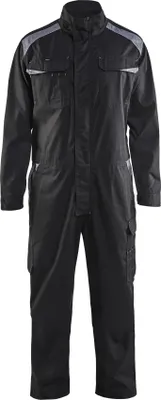 Produktbild von Blakläder Overall Industrie 6054 1210 in zwei Farben, Farbe:schwarz/grau, Größe:46