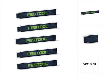 Immagine prodotto di 5x Festool metro metro pieghevole in legno 2 m 10 maglie ( 201464 )