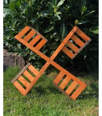 Produktbild von Solidchoice – 2 Flügelersatzteile für Windrad aus Holz (51 cm)