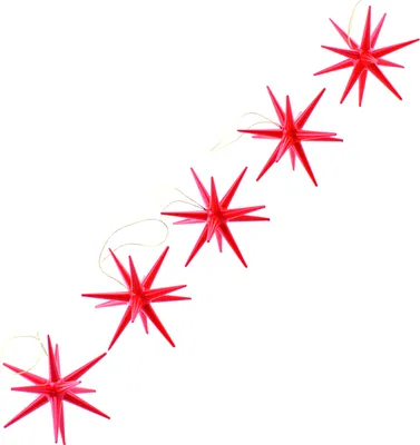 Produktbild von Sterne Christbaumschmuck Baumbehang 5er Set