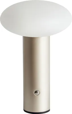 Produktbild von BELIANI Kabellose Tischlampe Gold Metall Wiederaufladbar Akku Touch Funktion LED Dimmer Dimmfunktion USB Kabel Tischleuchte Modernes Design