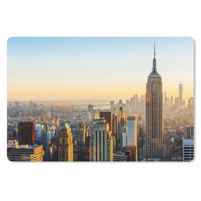 Produktbild von MuchoWow® Schreibtischunterlage New York aus der Vogelperspektive 60x40 cm - XXL Mauspad - Großes Mauspad